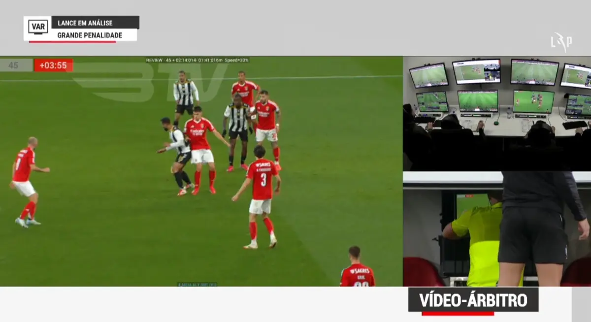 Imagem de contexto do artigo Benfica-Nacional: Samuel Soares defende penálti após falta de António Silva