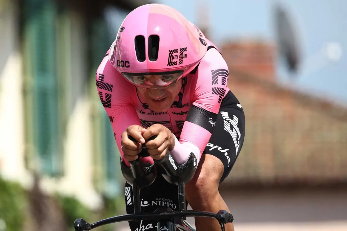 Richard Carapaz (créditos: Anne-Christine POUJOULAT / AFP)