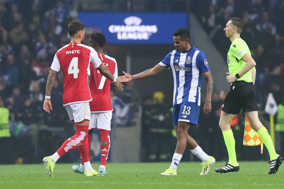 Galeno no final do FC Porto-Arsenal (créditos: van Del Val/Global Imagens)