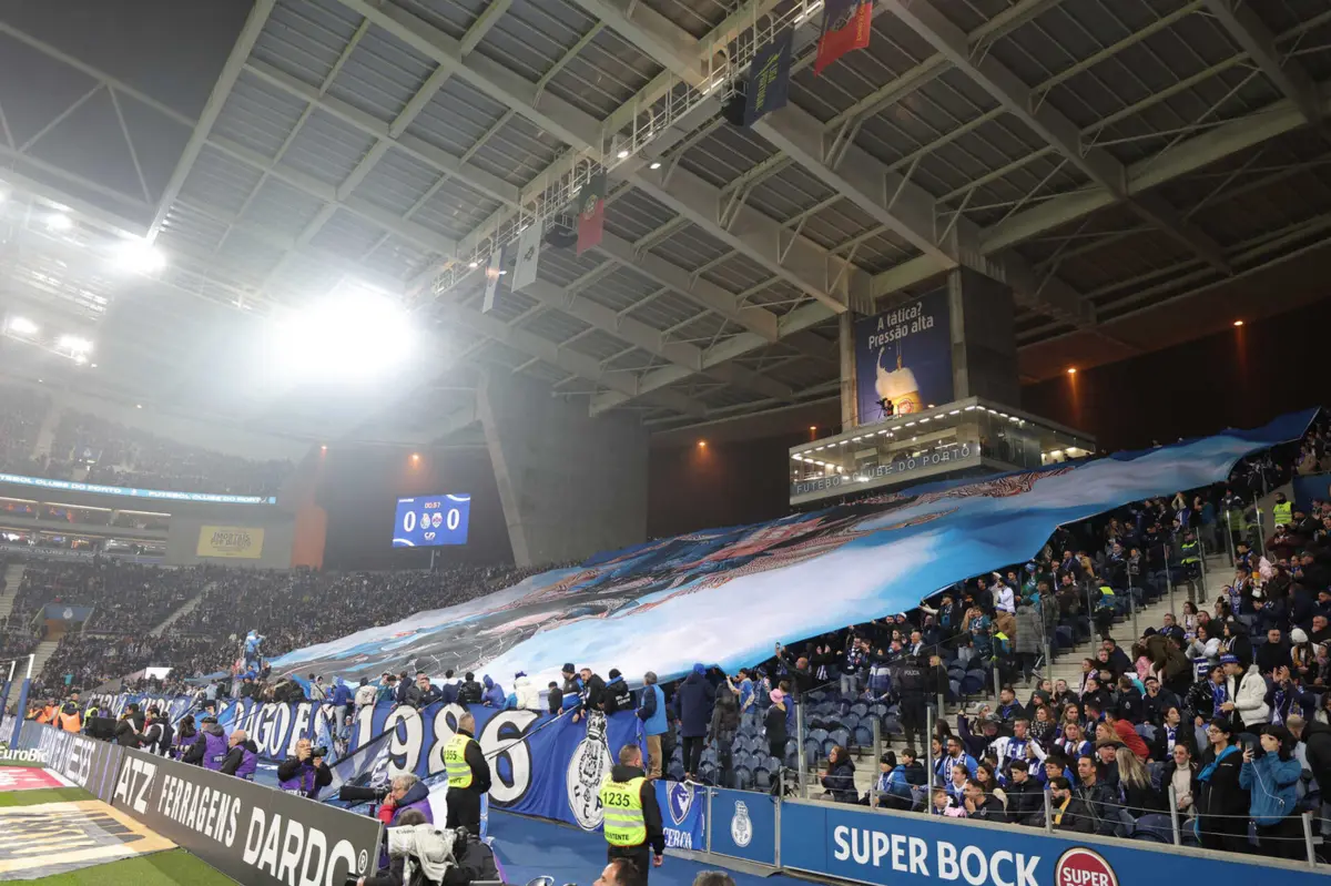 Adeptos do FC Porto, no Dragão