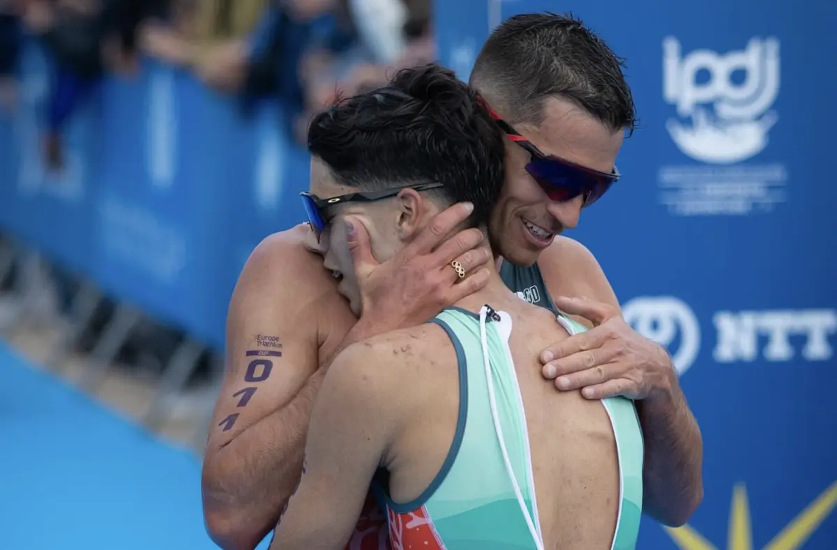 João Nuno Batista e João Pereira (Créditos: Triatlo Portugal)