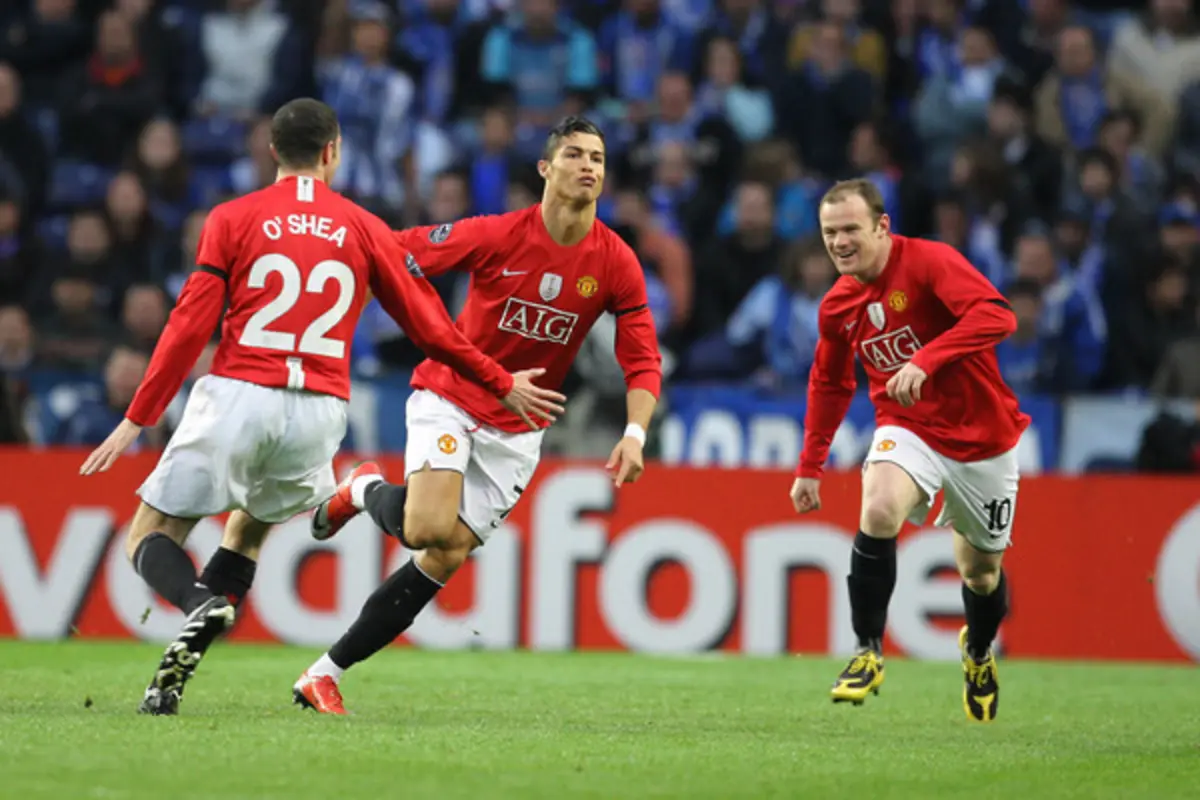 Cristiano Ronaldo quando jogava no United, em 2009 (créditos: RICARDO ESTUDANTE)