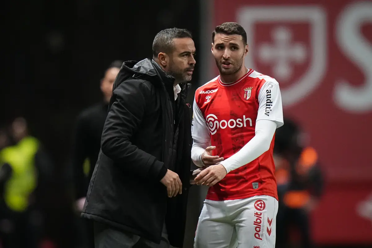 Artur Jorge e Abel Ruiz (Créditos: Gonçalo Delgado/Global Imagens)