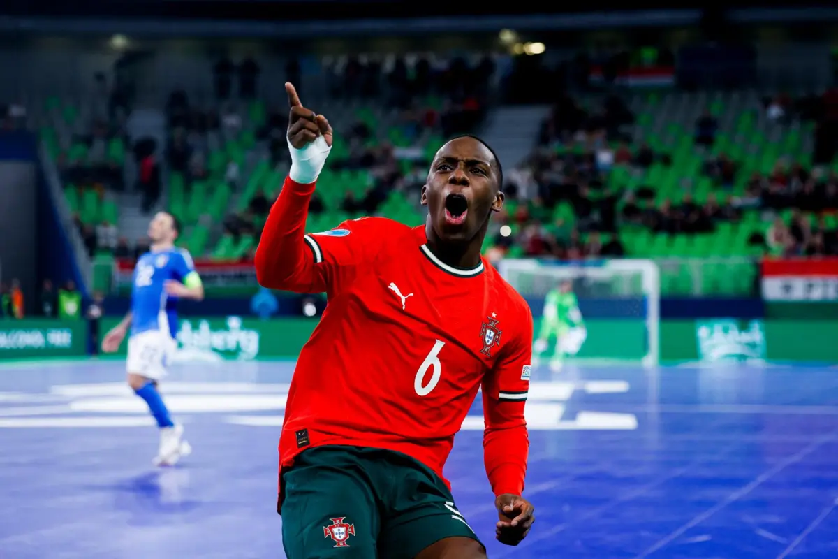 Imagem de contexto do artigo Portugal goleia Itália no arraque do Europeu de futsal