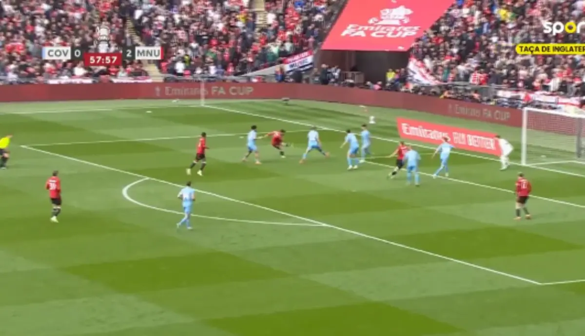 Imagem de contexto do artigo Bruno Fernandes brilha na Taça de Inglaterra com este golo