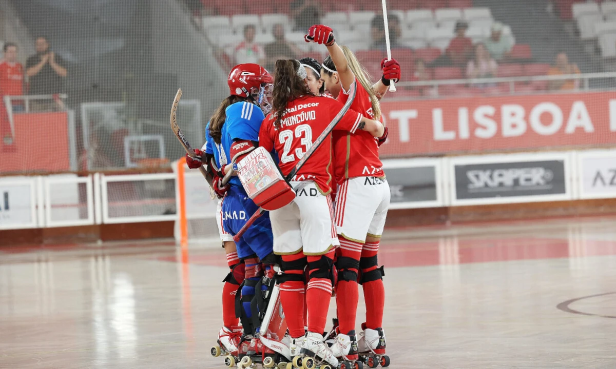 Benfica é campeão feminino de hóquei em patins pela 11ª vez consecutiva