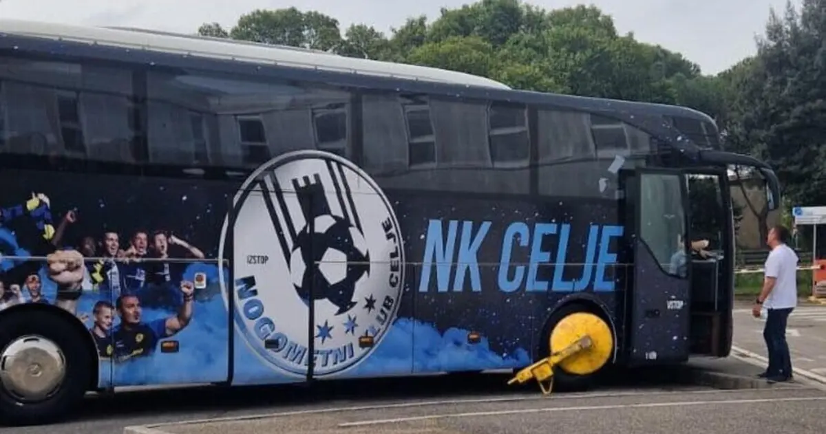 Imagem de contexto do artigo Insólito: autocarro do Celje bloqueado horas antes de jogo mais importante da história do clube
