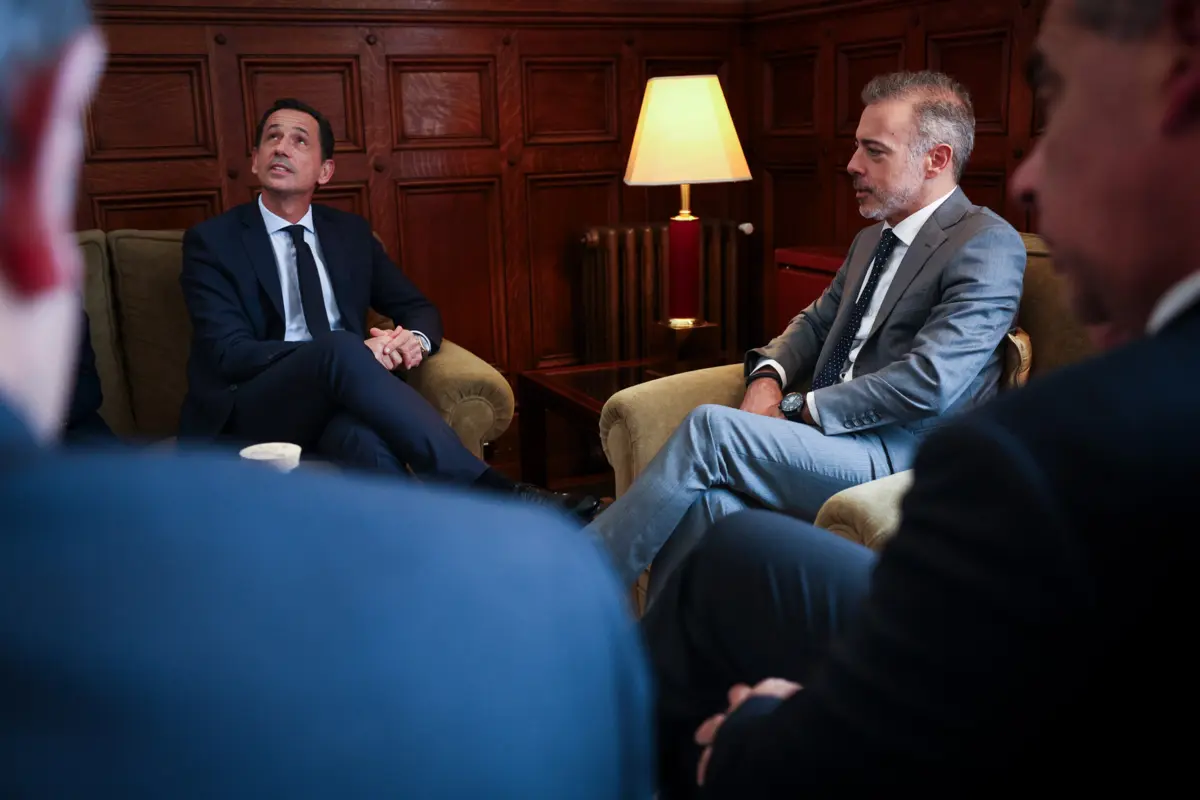 Pedro Proença e Pedro Duarte (créditos: LUSA)