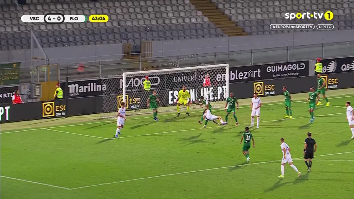 Imagem de contexto do artigo Mangas bisa e marca de bicicleta no V. Guimarães-Floriana. Veja os golos