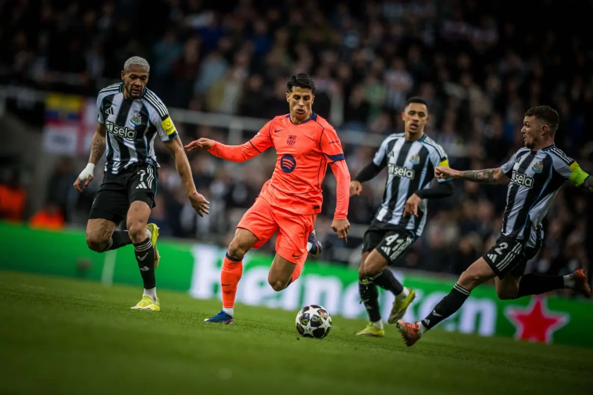 João Cancelo no Newcastle-Barcelona