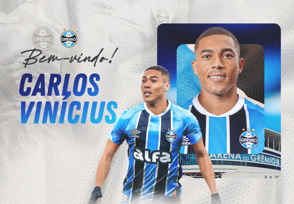 Imagem de contexto do artigo Oficial: Carlos Vinícius volta ao Brasil para jogar no Grémio