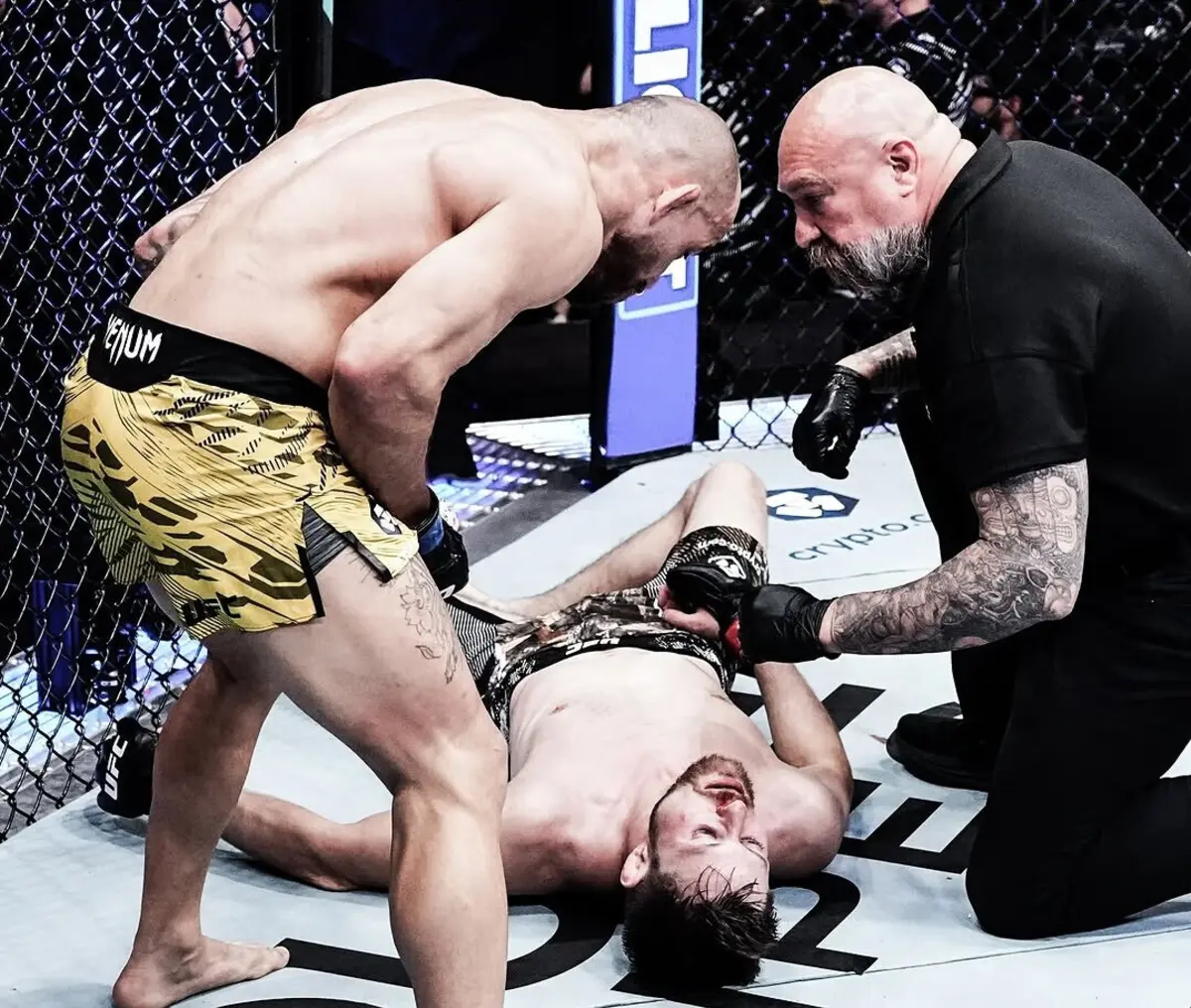 Jean Silva após derrotar Mitchell (créditos: Instagram)