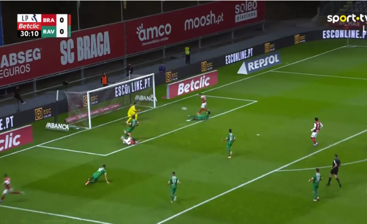 Imagem de contexto do artigo Gabri Martínez fez desta forma o primeiro golo do Braga frente ao Rio Ave