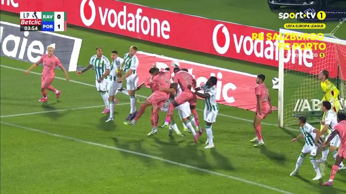 Imagem de contexto do artigo Rio Ave-FC Porto: Pablo Rosario estreia-se a marcar de dragão ao peito. Ora veja