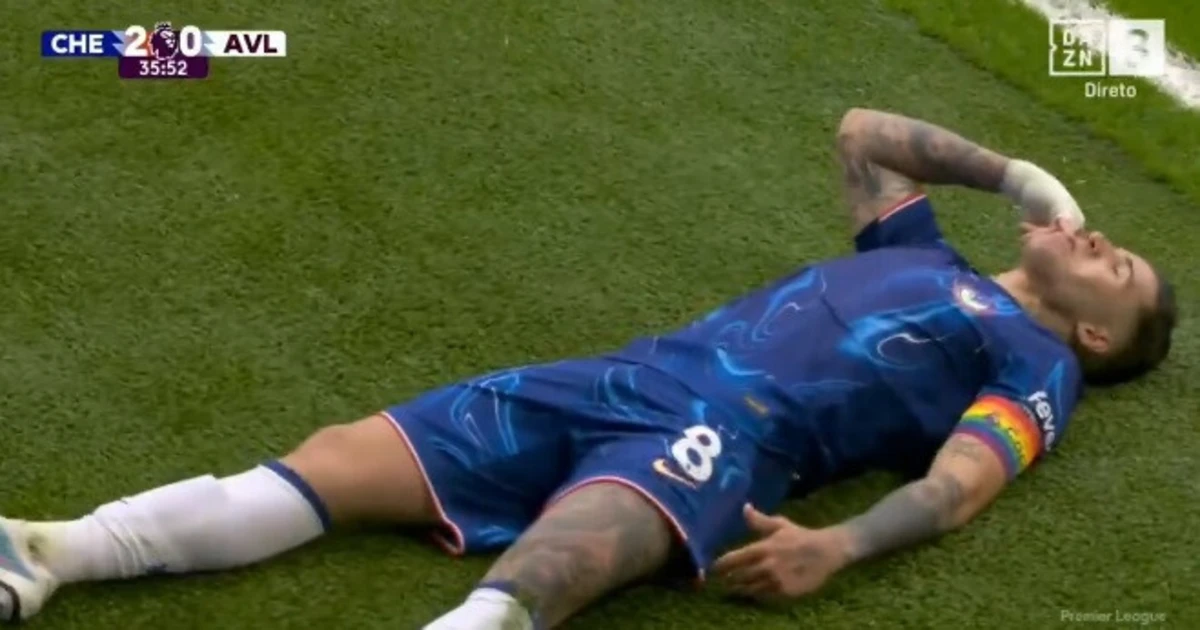 Imagem de contexto do artigo Enzo Fernández volta a marcar pelo Chelsea, agora frente ao Aston Villa