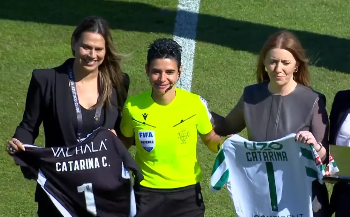 Imagem de contexto do artigo Catarina Campos torna-se a primeira árbitra principal num jogo da I Liga