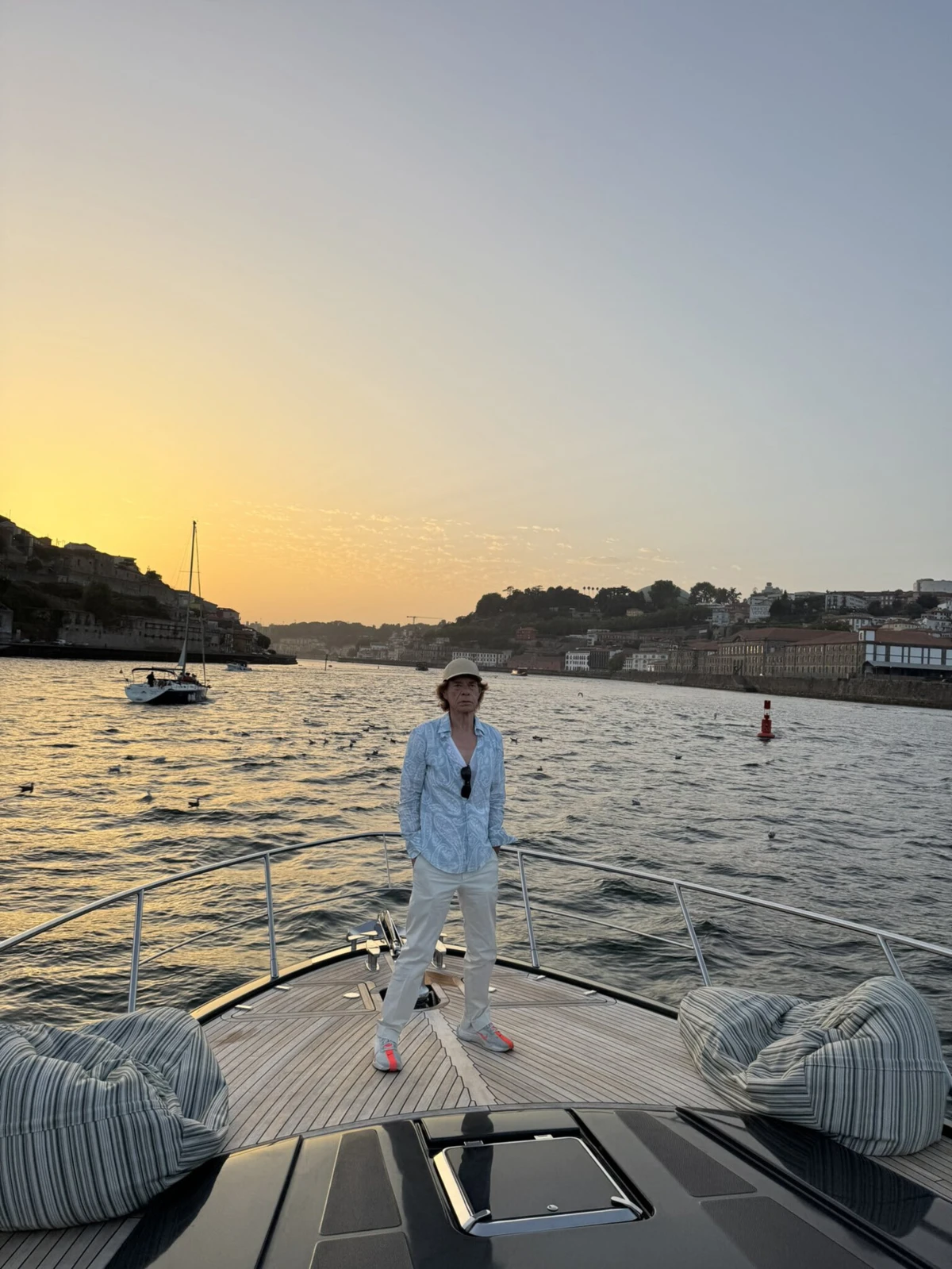 Imagem de contexto do artigo Mick Jagger, vocalista dos Rolling Stones, de férias em Portugal: as imagens