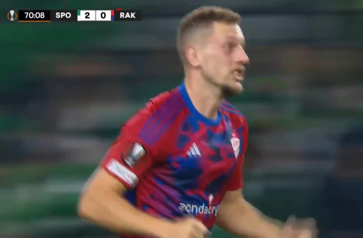 Imagem de contexto do artigo O golo de Rundic que reabriu o marcador no Sporting-Raków