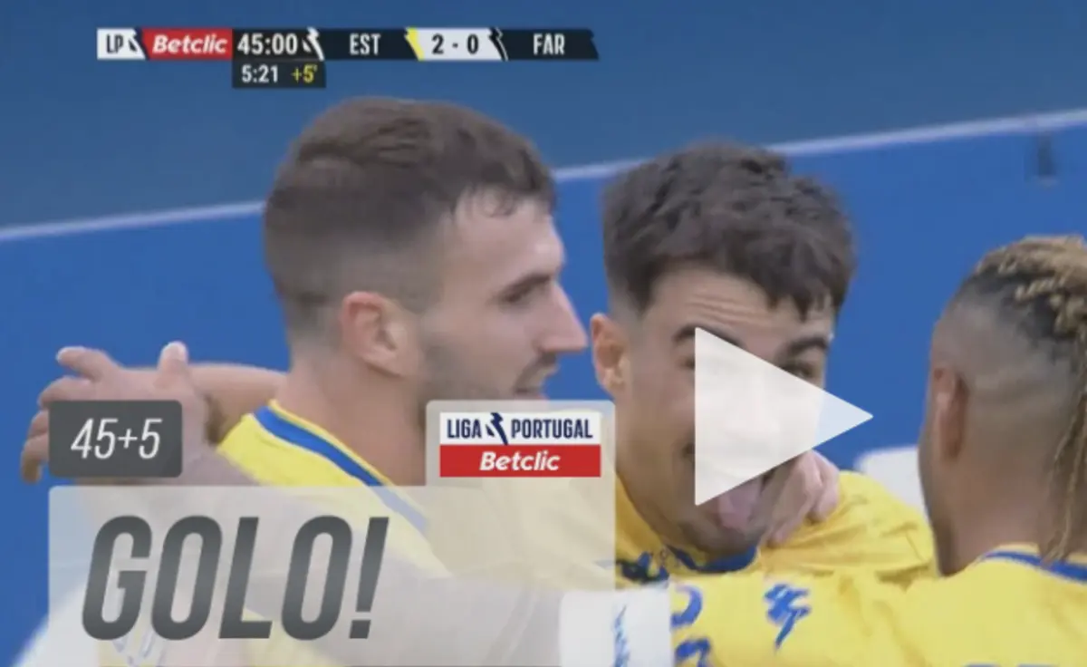 Imagem de contexto do artigo Estoril-Farense: Tiago Araújo aumenta vantagem da equipa da casa. Ora veja