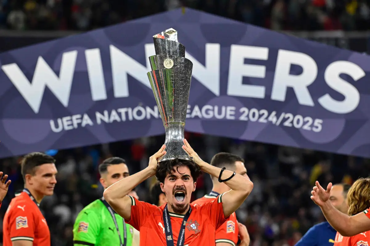 Vitinha conquistou a Liga das Nações depois da Champions (Créditos: AFP)