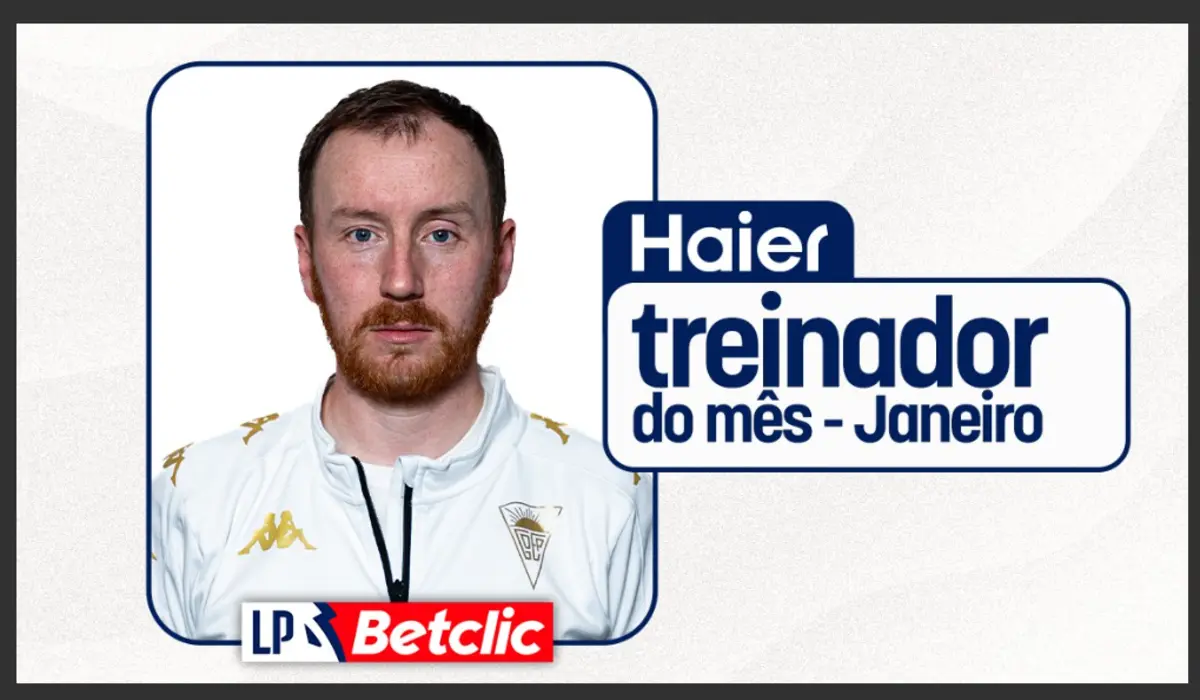 Imagem de contexto do artigo Melhor treinador de janeiro: Ian Cathro à frente de Farioli e Rui Borges