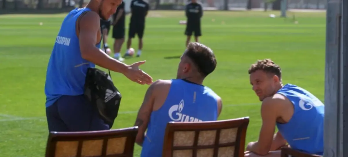 Imagem de contexto do artigo A prova de que Rodrigo Zalazar está a treinar com o Zenit em Abu Dhabi