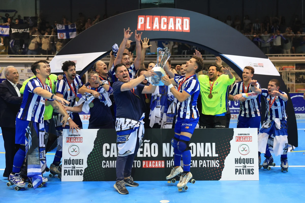 O FC Porto é bicampeão de hóquei em patins (créditos: João Vieira)