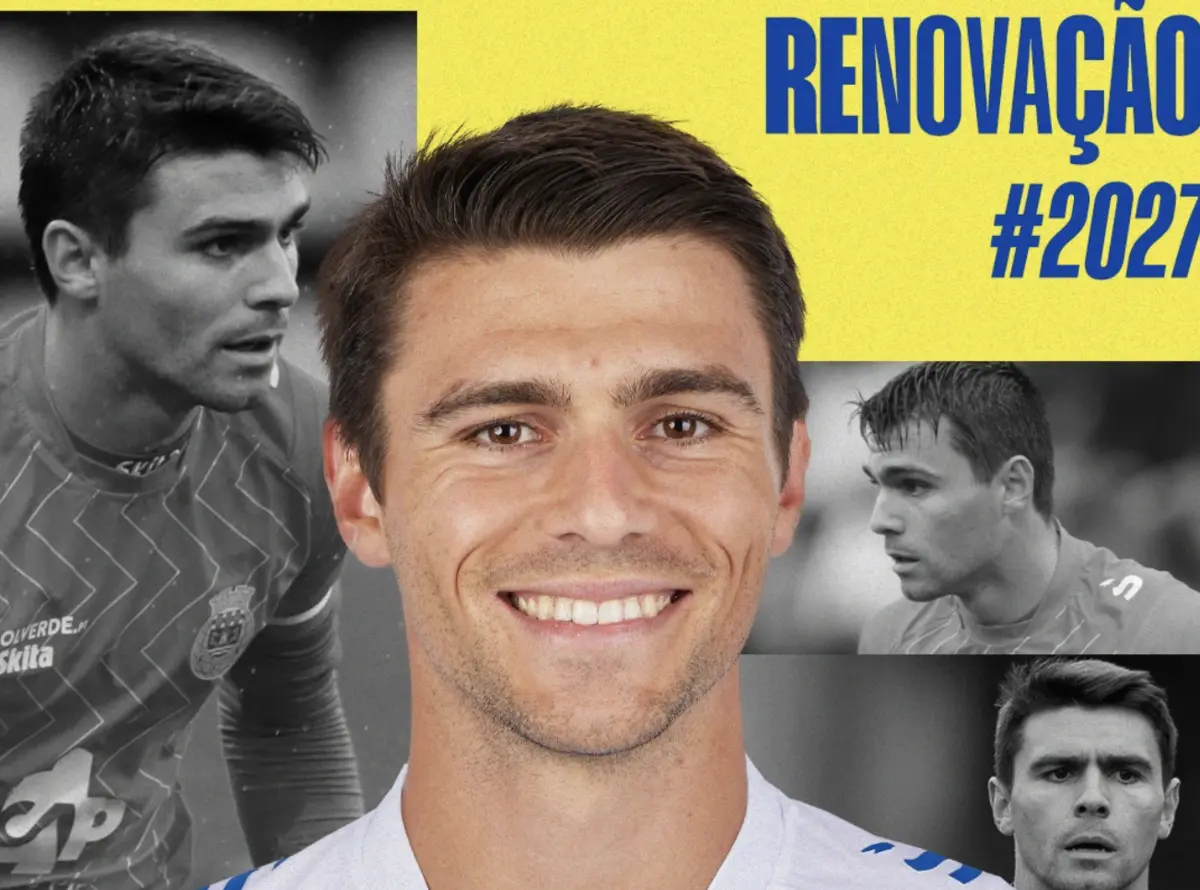 Imagem de contexto do artigo João Valido renova com o Arouca até 2027
