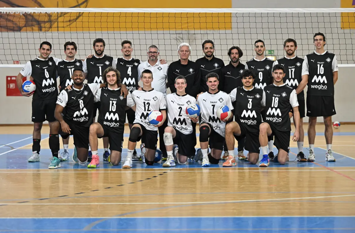 A equipa da Académica de São Mamede