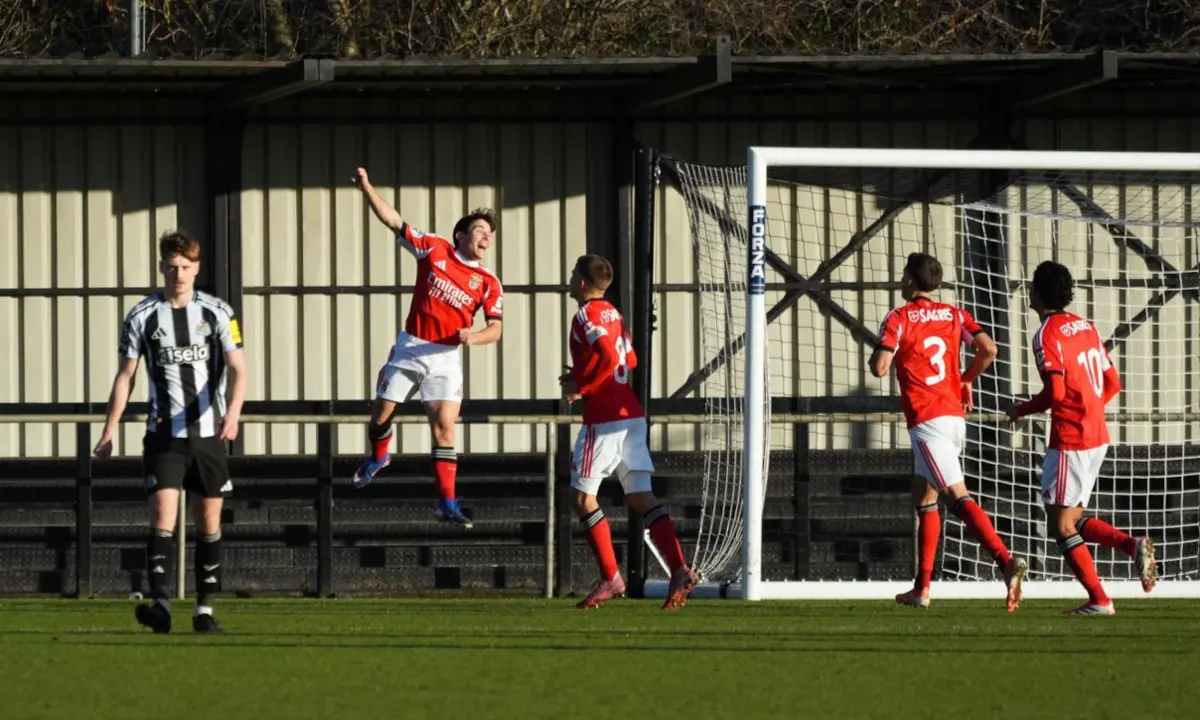 Imagem de contexto do artigo Benfica goleia na Premier League International Cup