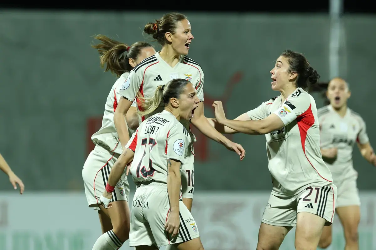 Imagem de contexto do artigo Benfica vence Braga na primeira mão das meias-finais da Taça de Portugal feminina