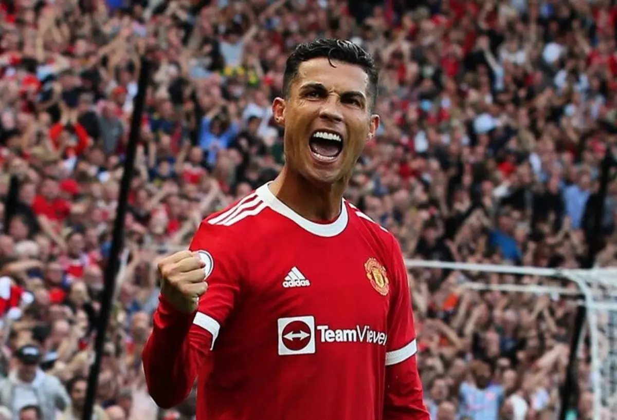 Ronaldo quando jogava no United (créditos: Manchester United)