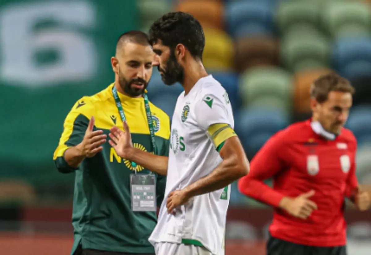 Rúben Amorim e Luís Neto (Créditos: Jorge Amaral)