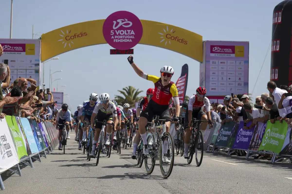 Amalie Dideriksen (Reprodução: Federação Portuguesa de Ciclismo)