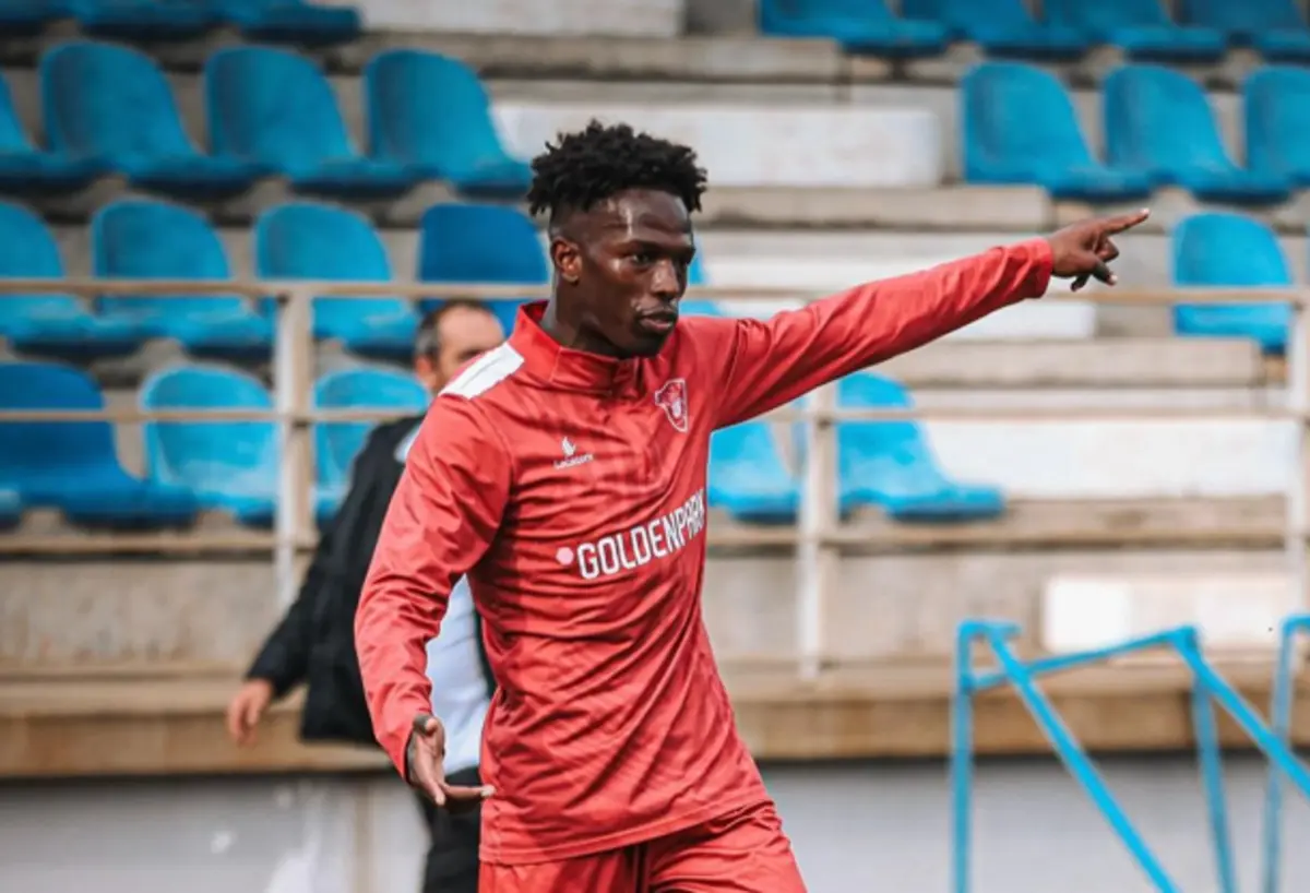 Félix Correia marcou o único golo do jogo (Créditos: Gil Vicente)