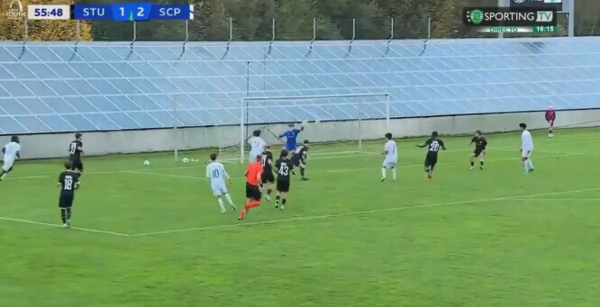 Imagem de contexto do artigo Youth League: os golos do Sporting na vitória sobre o Sturm Graz