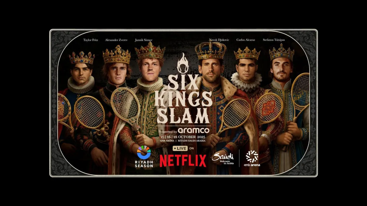 Imagem de contexto do artigo O maior prémio de um torneio de ténis: saiba quanto paga o Six Kings Slam