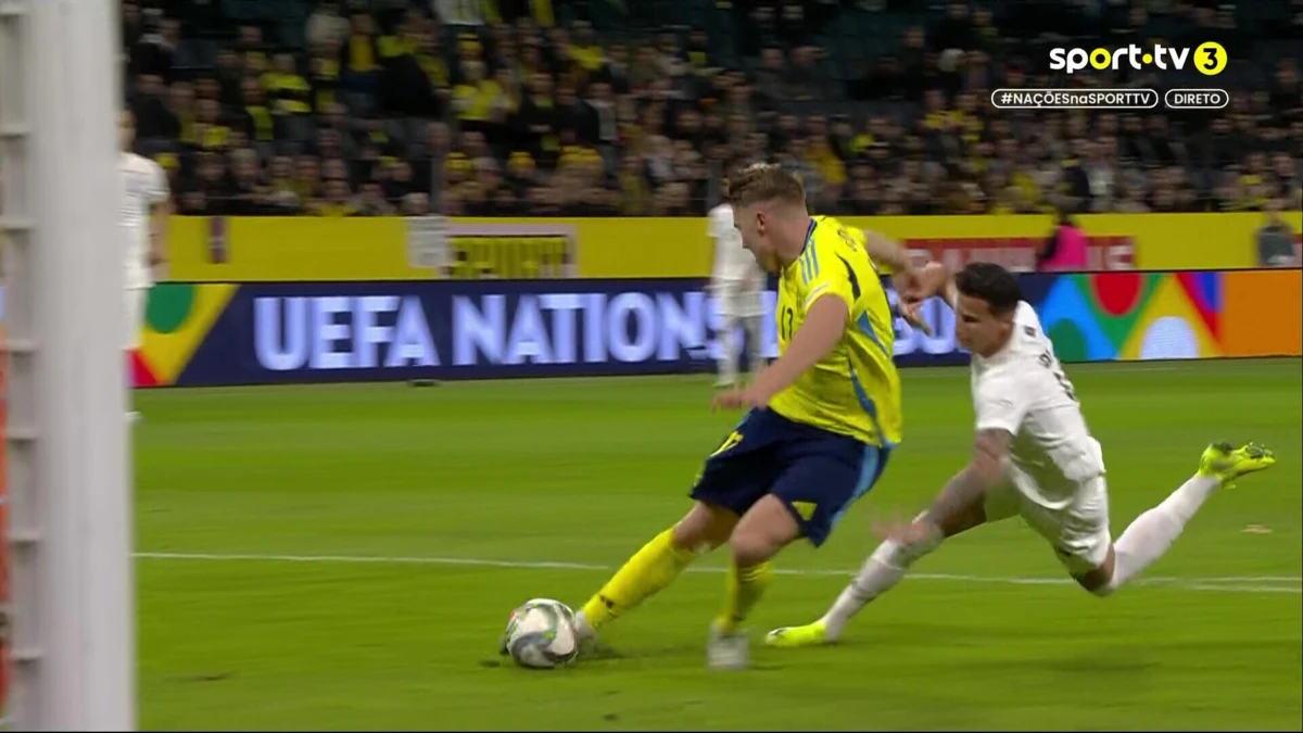 Imagem de contexto do artigo Gyokeres rouba a bola e faz "hat-trick" no Suécia-Azerbaijão. Ora veja