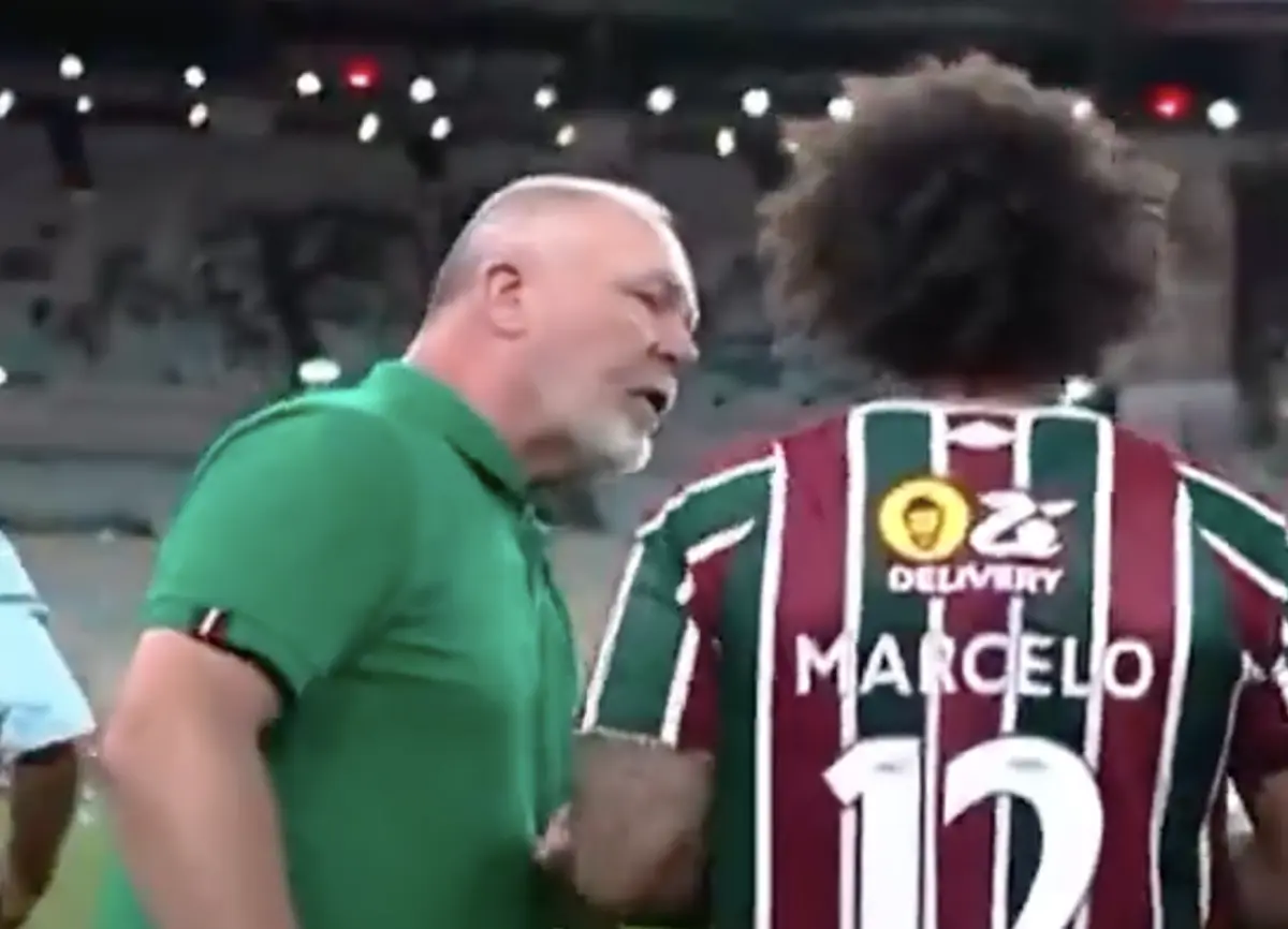 O momento em que Mano Menezes não gostou de uma afirmação de Marcelo