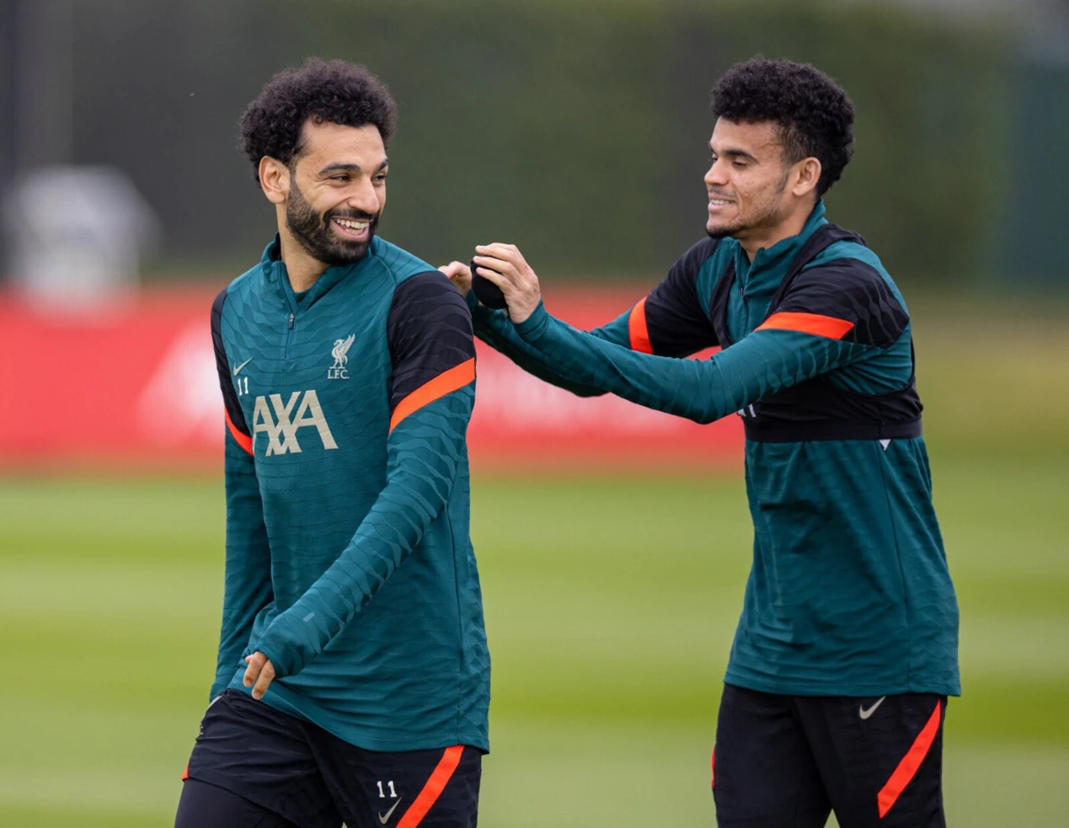 Imagem de contexto do artigo Salah despede-se de Luis Díaz: "Foste inspirador, todos nós vimos a tua força"