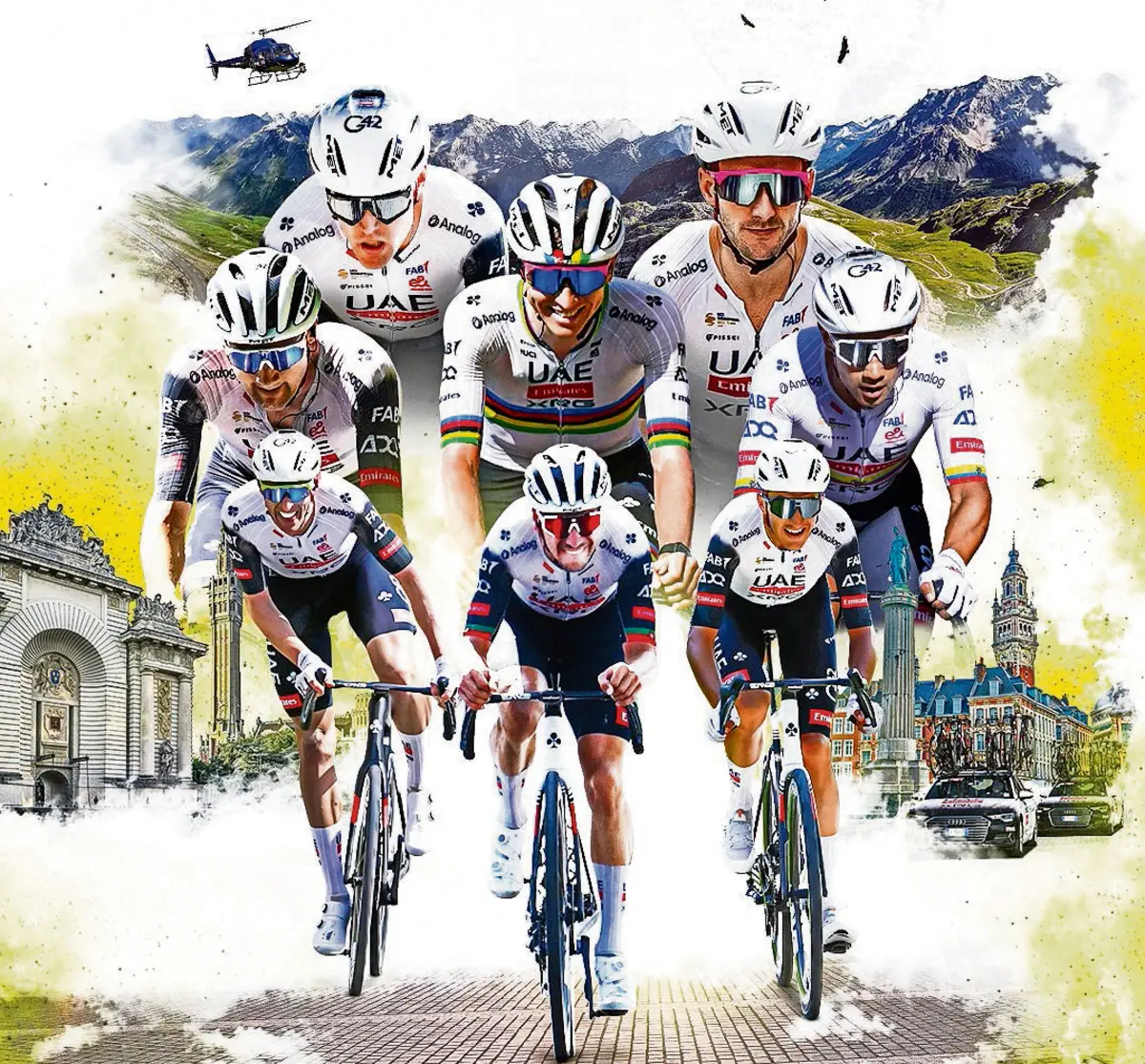 Imagem de contexto do artigo UAE Emirates bateu todos os recordes: 95 vitórias, de 20 corredores, e máximo de pontos