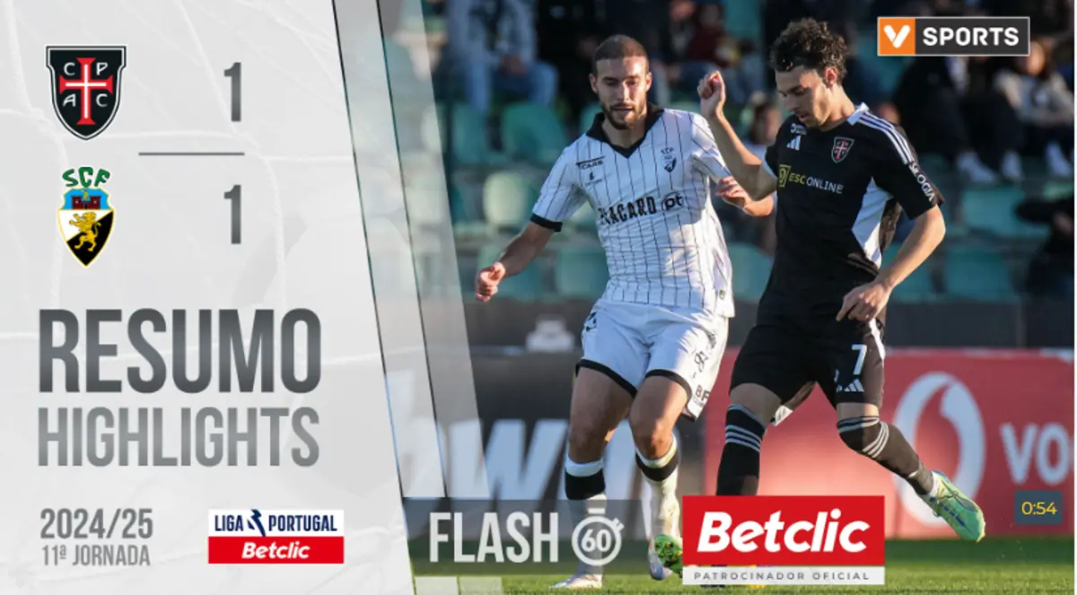 Imagem de contexto do artigo Um dos golos da época e outros lances no resumo do Casa Pia-Farense