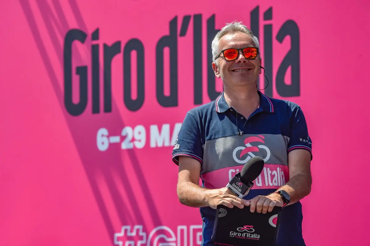 Stefano Bertolotti. speaker do Giro, dirigirá a festa na Figueira da Foz