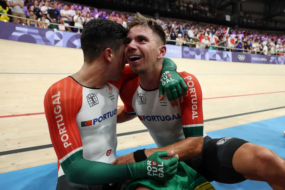 Iuri Leitao e Rui Oliveira (AFP)