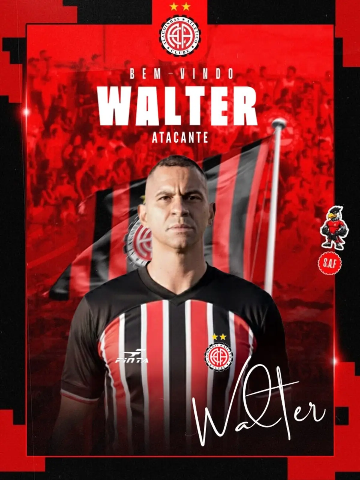 Imagem de contexto do artigo Walter volta a mudar de clube: já vai em 25 como sénior