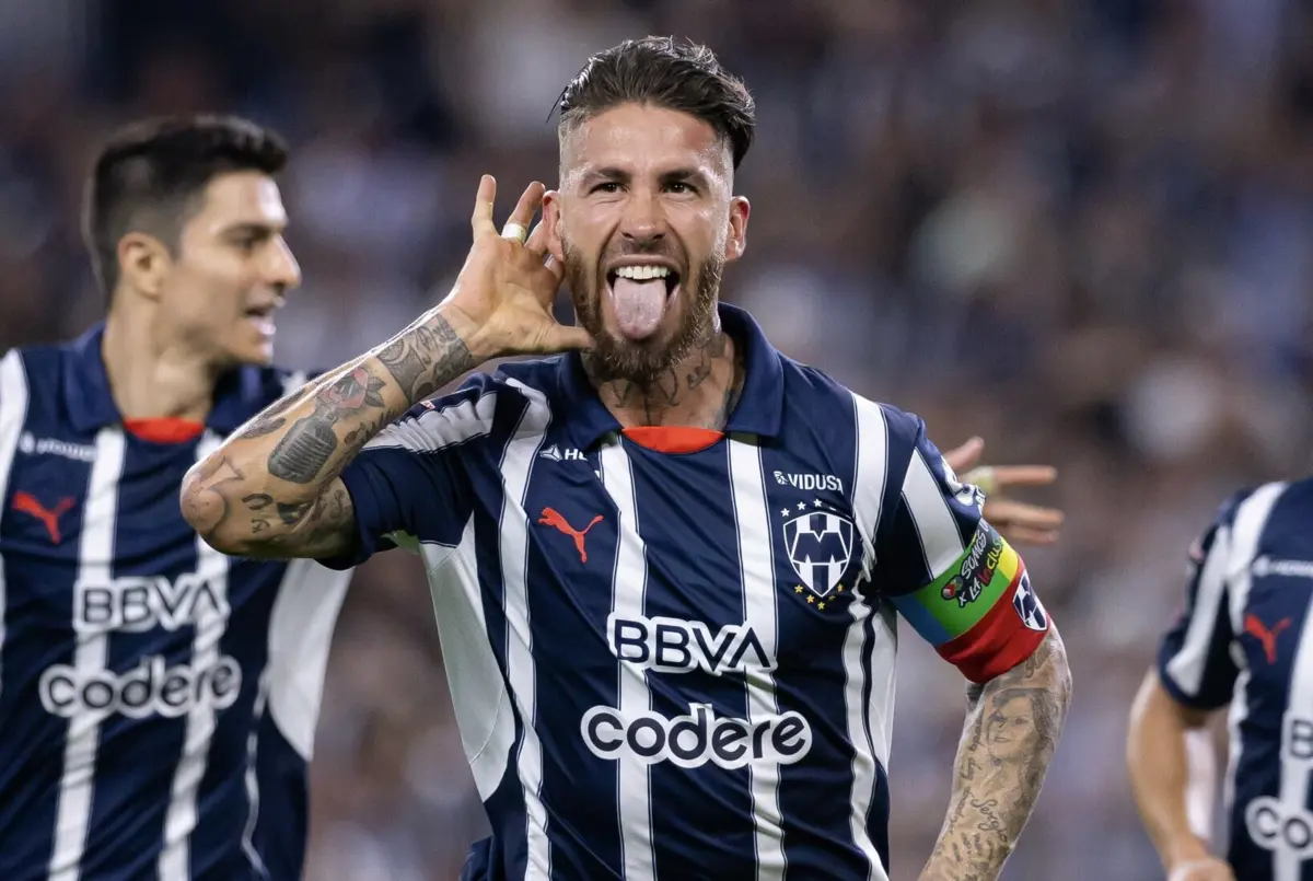 Imagem de contexto do artigo Sergio Ramos marca primeiro golo ao serviço do Monterrey: ora veja