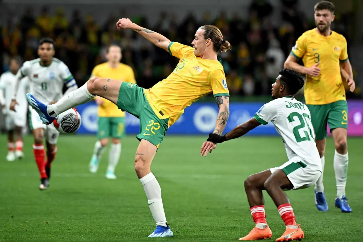 Jackson Irvine (Créditos: AFP)