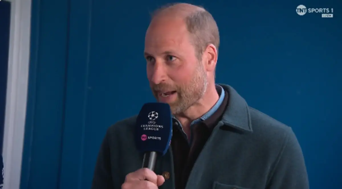 Imagem de contexto do artigo Príncipe William elogia Vitinha: "Deixou-me realmente impressionado. Esteve nos Wolves..."