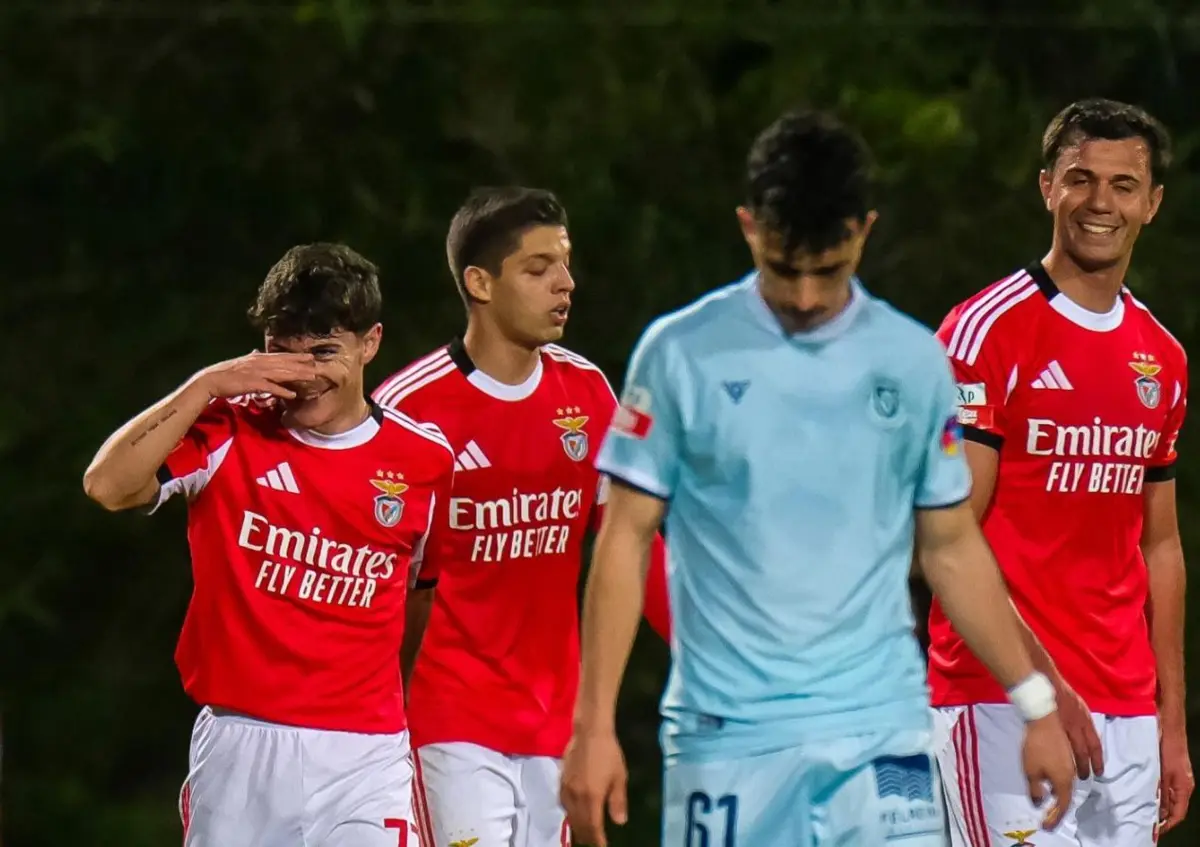 O Benfica B venceu o Felgueiras por 4-2