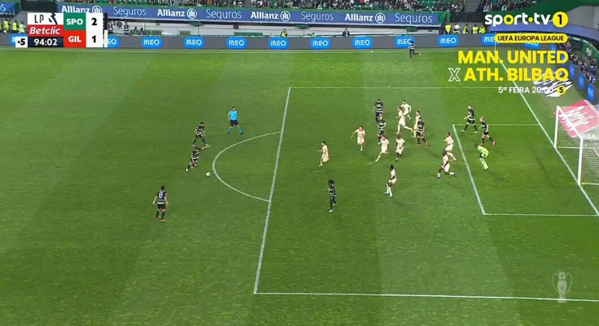 Imagem de contexto do artigo Sporting-Gil Vicente: Eduardo Quaresma aplica reviravolta e chora no festejo